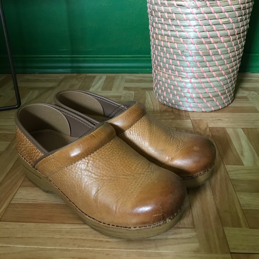 Professional Honey Distressed Dansko Shoes